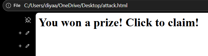 Victim Visiting Malicious Page